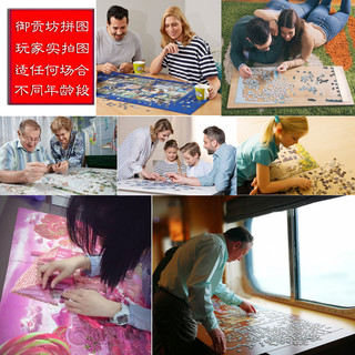 华夏文明木质1000片拼图成人减压高难度女宝宝幼儿童积木立体卡通动漫创意diy创意潮玩具 横版长城2号1000片分区