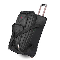 DITD DESIGN IN THE DESIGN可扩展大容量拉杆包航空托运包可折叠上学出国旅行行李袋CZ001/2 黑色 大号32寸