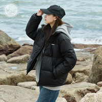 yoe羽绒服女黑色休闲运动女装立领外套冬季2023上衣女装流行