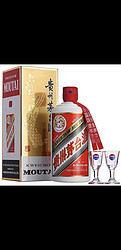 MOUTAI 茅台 贵州茅台酒53度飞天茅台酒500ml单瓶装 酱香型白酒