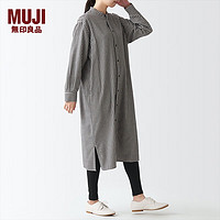 MUJI 無印良品 无印良品 MUJI女式使用了棉的冬季内衣 十分长收腿裤打底裤红色龙年本命年 黑色 S