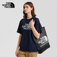 The North Face北面手提包男女包春季户外运动包大容量收纳耐用单肩包托特包 JK3/黑色