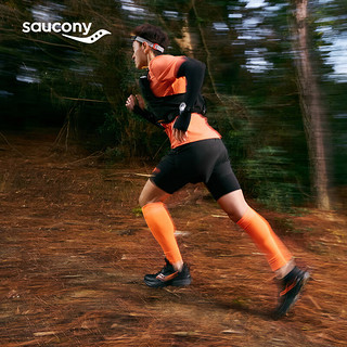 Saucony索康尼BLAZE TR炽焰户外越野跑鞋男运动鞋24年防滑登山徒步鞋 黑红100【男款】 42.5