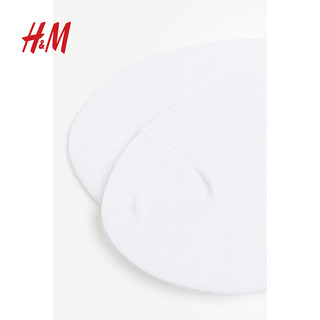 H&M2024春季女士3对装船袜1208338 白色 21-22