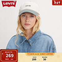 Levi's李维斯24春季休闲棒球帽撞色时尚潮流D7946 蓝白拼色 D7946-0001 OS