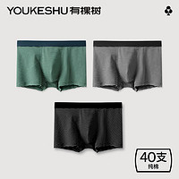 YOUKESHU 有棵树 男士内裤3条装