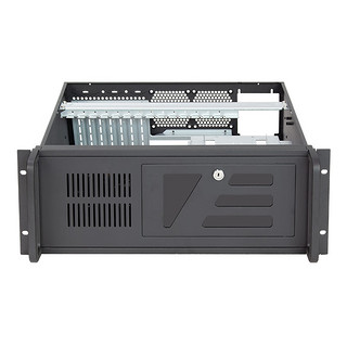 拓普龙工控IPC610D 4U工控服务器机箱监控安防存储工业电脑主机 标准ATX电源研华主板 黑色
