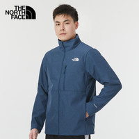 The North Face北面软壳衣男春季新款户外休闲运动服防风保暖透气防泼水立领外套 83TE
