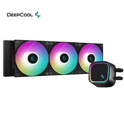 DEEPCOOL 九州风神 冰元素 冰堡垒一体式水冷cpu散热器 360水冷 支持13代多平台 冰元素360黑