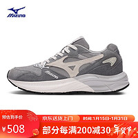 美津浓（MIZUNO）男女运动鞋 舒适透气时尚厚底复古休闲鞋 PI RETRO 36码 01/幽灵灰/钢灰/冷灰