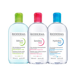 BIODERMA 贝德玛 卸妆水粉水脸眼唇卸妆液500ml正品清洁深层法国