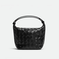 BOTTEGA VENETA 葆蝶家 女士牛皮革单肩包 776781V3IV18425 黑色 迷你