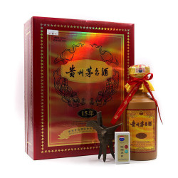 茅台 2020年 陈年15 酱香型白酒 53度 500ml 单瓶装 中秋送礼