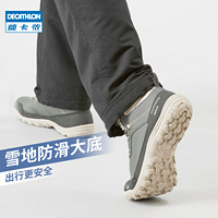 DECATHLON 迪卡儂 官網2021新款棉鞋女秋冬加厚防水防滑中筒雪地鞋ODS