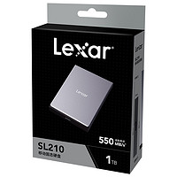 Lexar 雷克沙 SL210 USB3.1 移动固态硬盘 Type-C 1T 银色