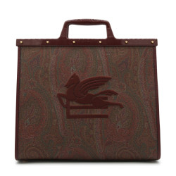 ETRO 艾绰 彩色 paisley love trotter 中号托特包