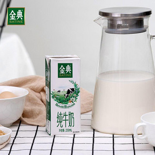 yili 伊利 2月产伊利金典纯牛奶250ml*12盒24盒整箱装原生高钙成人早餐牛奶