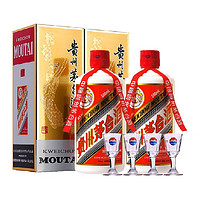 88VIP：MOUTAI 茅台 贵州飞天茅台酒53度500ml双瓶装酱香型白酒