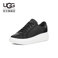 UGG春季女士时尚平底系带休闲鞋1158032BLK|黑色39