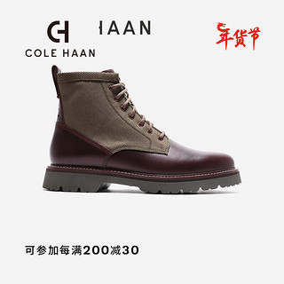 colehaan/歌涵 男士皮靴 舒适时装靴工装靴短靴C38277 卡其/棕色-C38277 42