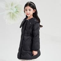 Deesha 笛莎 儿童保暖中长款羽绒服