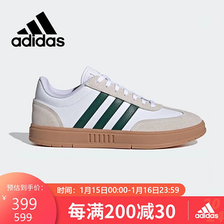 阿迪达斯 （adidas）T头鞋男女鞋复古减震耐磨轻便运动休闲鞋IE9043 42码UK8码