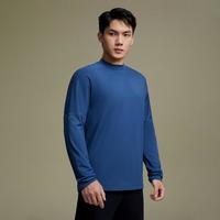 安踏 ANTA加绒衣男士长袖长T冬季保暖服运动服上衣跑步男士打底衫
