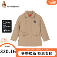 暇步士 童装男童女童棉服2023冬装儿童棉服保暖舒适三防科技面料 燕麦卡其 160(偏大一码)