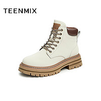 TEENMIX 天美意 新款商场同款户外简约工装靴女短靴BF111DD2