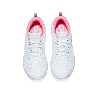 斯凯奇Skechers运动休闲鞋透气鞋150014 白色/多彩色/WMLT(女) 37