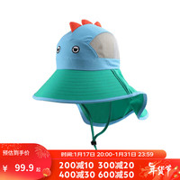 迪卡侬(DECATHLON)儿童帽子男童女童宝宝薄款防晒春秋户外徒步遮阳帽KIDX 湛蓝色_23年新 L(5~6岁)
