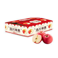 LUOCHUAN APPLE 洛川苹果 京鲜惠 洛川红富士苹果 9枚 单果235g+ 新鲜苹果水果生鲜陕西年货礼盒装