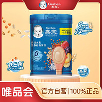 Gerber 嘉宝 谷启嘉贝缤纷水果营养谷物米粉250g米糊高铁加维C 6月龄+