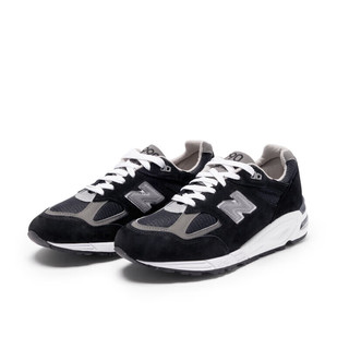 NEW BALANCE 运动鞋男鞋女鞋美产复古拼接休闲鞋990v2系列M990BL2 43 43(脚长27.5CM)