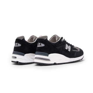 NEW BALANCE 运动鞋男鞋女鞋美产复古拼接休闲鞋990v2系列M990BL2 43 43(脚长27.5CM)