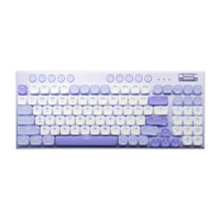 ThundeRobot 雷神 K96 96键 三模机械键盘 水光紫藤 矮红轴 白光