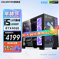 COLORFUL 七彩虹 暗影喵主机（i5-12400F、RTX4060、16G、512G)　