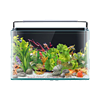 凯希慕 热弯玻璃鱼缸客厅小型水族箱桌面家用金鱼水草造景长方形生态裸缸
