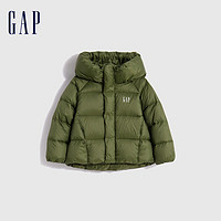 Gap男幼童冬季防水儿童羽绒服远红外发热保暖夹克外套810636