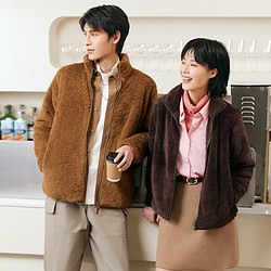 UNIQLO 优衣库 男女装长绒摇粒绒拉链茄克抓绒夹克外套开衫460329/450198