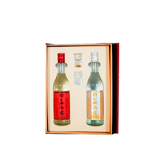 石湾（SHIWANPAI）纯爽年华套装500ml×2瓶醇爽型白酒礼盒装 45%vol 500mL 2瓶