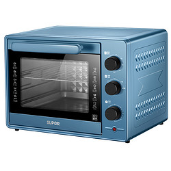 SUPOR 苏泊尔 家用多功能35L大容量旋钮操作上下独立控温烤箱专业烘焙易操作电烤箱K35FK7（线下同款）