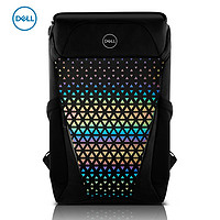 Dell戴尔游戏双肩背包17英寸笔记本电脑包防水反光炫彩商务旅行包