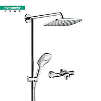 hansgrohe 汉斯格雅 飞雨系列 26777007 淋浴花洒组合 方形