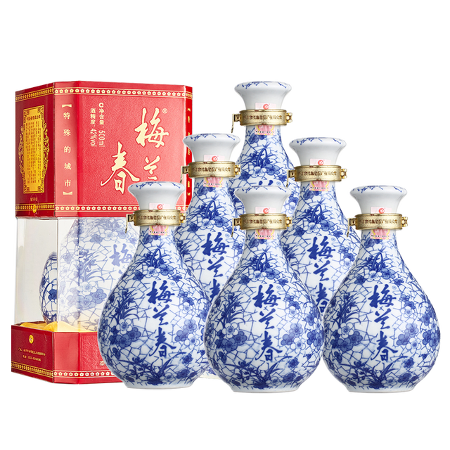 泰州★梅蘭春★芝麻香型白酒★度数46％、125ml×4本 泰州☆梅蘭春☆芝麻香型白酒☆度数46％、125ml×4本