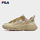 FILA 斐乐 官方男鞋MARS 1S+复古运动鞋2023冬季新款火星鞋跑步鞋 砾石/银云灰-GS 41