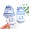 拉米奇骐 夏季0-1岁婴儿鞋软底学步鞋6-9-12个月男女宝宝布鞋新生儿鞋 蓝色 14码内长12CM