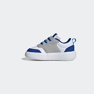 adidas PARK ST AC C缓震回弹休闲运动鞋男小童阿迪达斯 白色/灰色/蓝色 32(195mm)