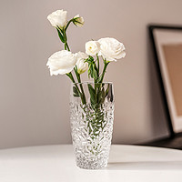 BOHEMIA 捷克进口水晶玻璃花瓶透明插花欧式现代桌面居家小号摆件