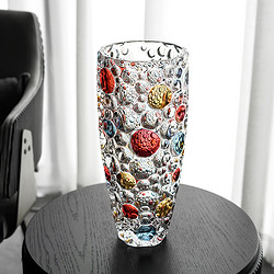 BOHEMIA 捷克进口水晶玻璃花瓶 里斯本彩色手工客厅摆件北欧装饰品